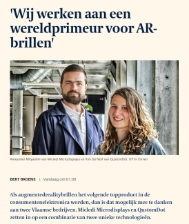 artikel De Tijd